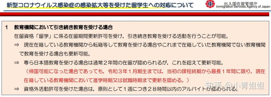 日本留學簽證可以延長到2023年3月 - 知乎