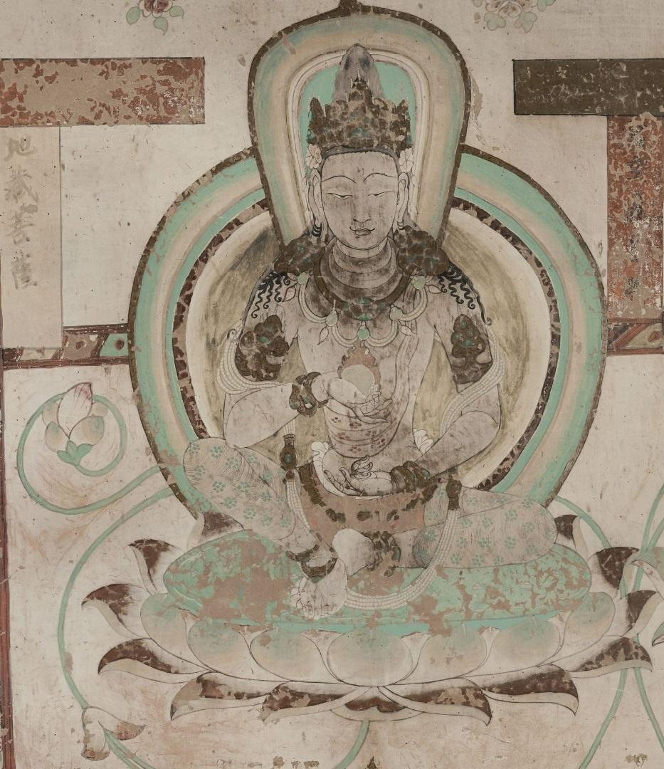 【神游千年,大美敦煌】中唐-榆林25窟东壁-密教像;西壁-文殊普贤图;南北壁两侧-菩萨像;前室东壁-天王像【高清大图】 - 知乎