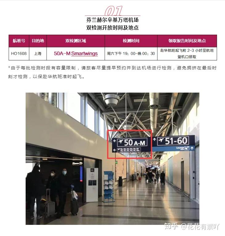 關於吉祥航空為轉機赴華旅客提供在赫爾辛基機場雙檢測的流程指南