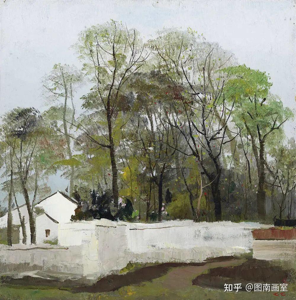 名家作品分享 | 吴冠中经典油画作品,表现了中国传统文化的意蕴 - 知乎