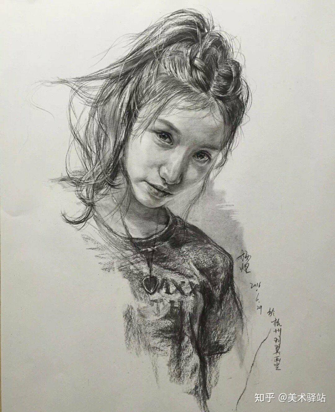 杨煌老师的素描头像