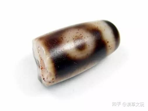 チベット老玉髄天珠 龍眼天珠 約40mmx13mm 【公式通販】 老玉髄 福寿天