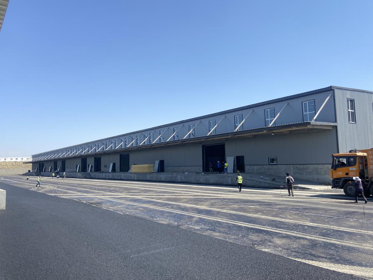 一〇四团盛泰金辉仓储物流园即将投入使用