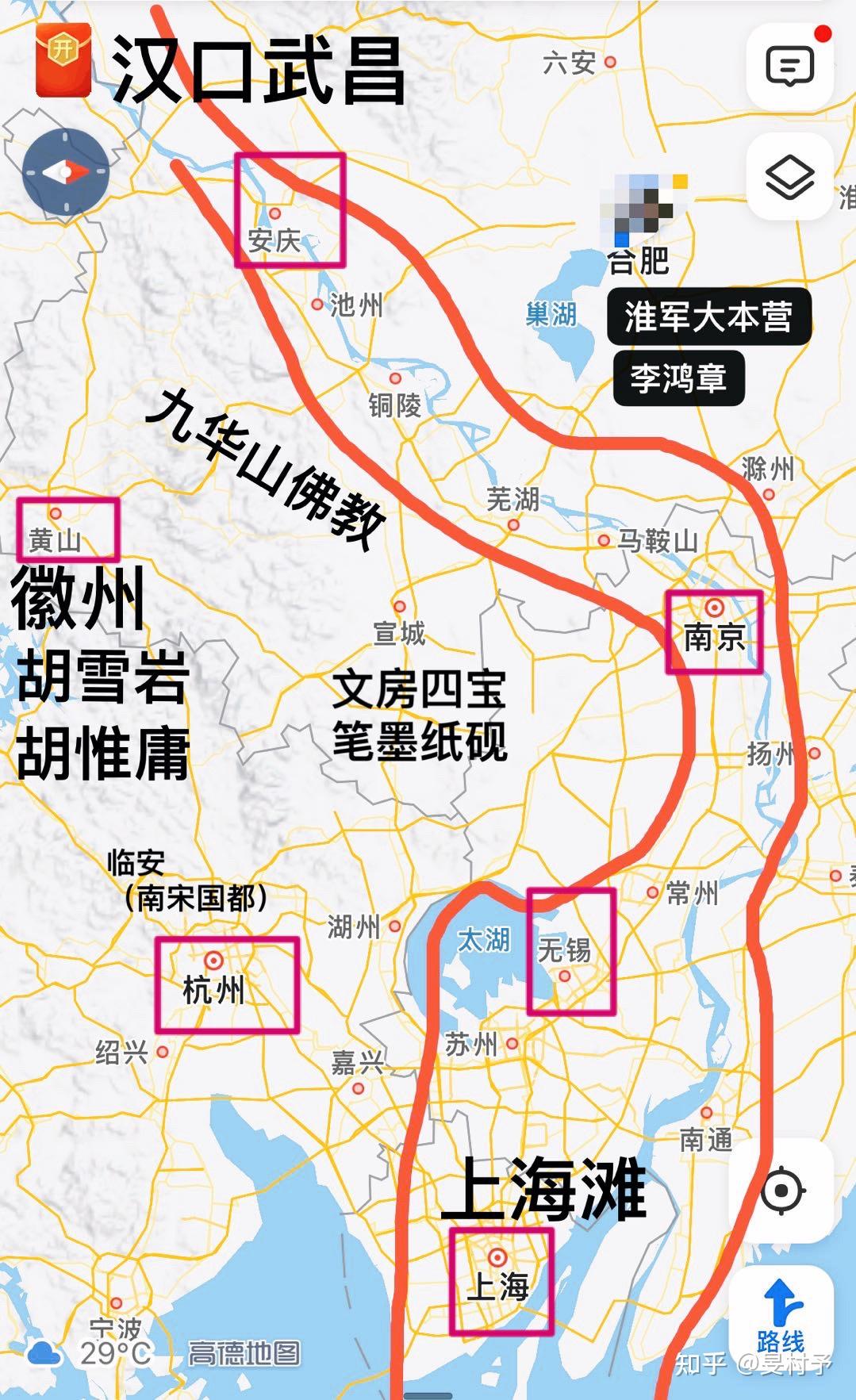 安徽省安庆市在地图上的位置 