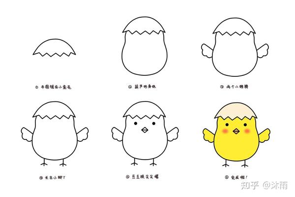 幼儿园大中小班简笔画合集 - 知乎