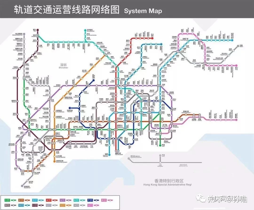 深圳详细地铁线路图(1-33号线),附高铁与城际线路图,持续更新 - 知乎