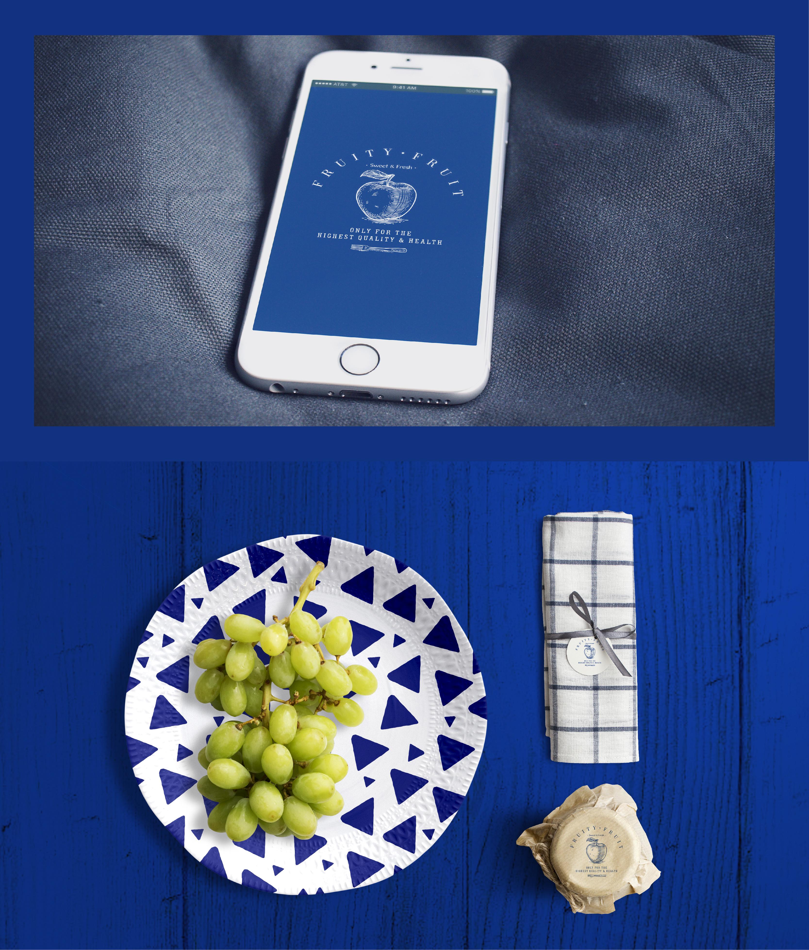 鲜切水果logo设计fruityfruit