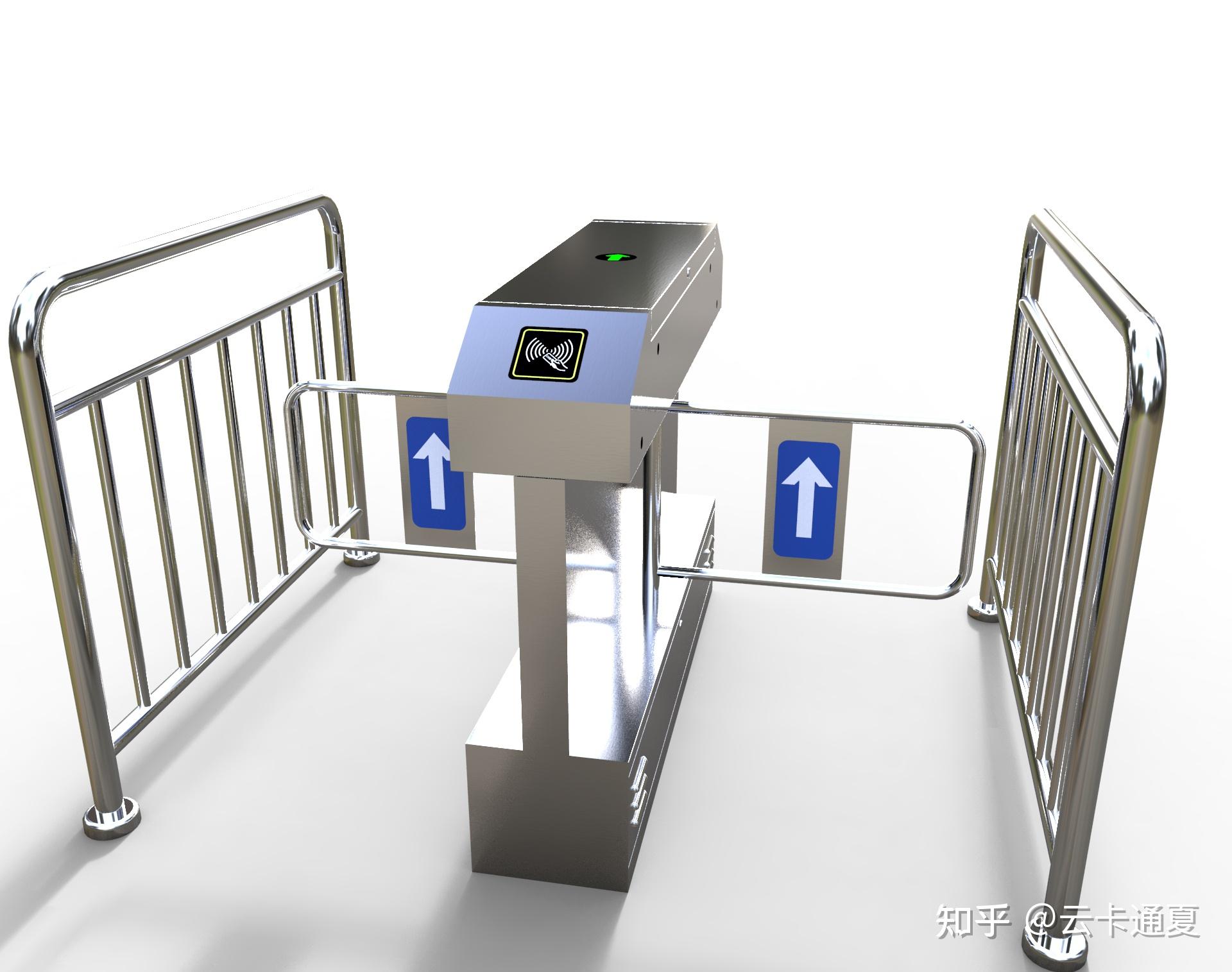 云卡通智能人行通道闸摆闸系列01