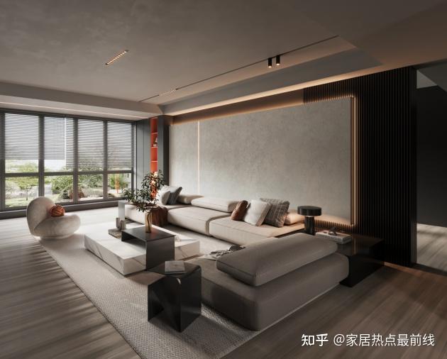 德利丰家装岩板:客厅背景墙这样设计,很nice! - 知乎