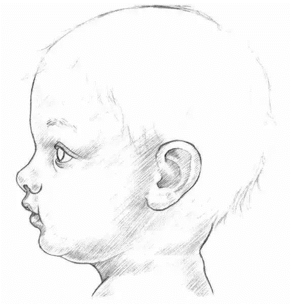 5步教你画出小宝宝的脸