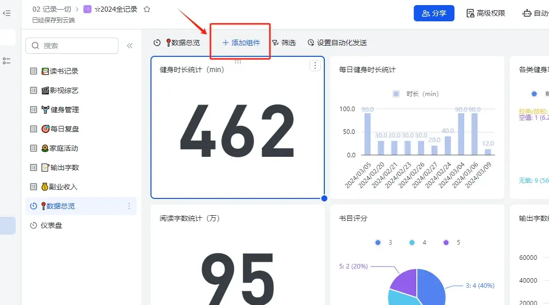 焊在电脑里的记录系统，轻松实现数据可视化，飞书仪表盘真的太香了！ - 知乎