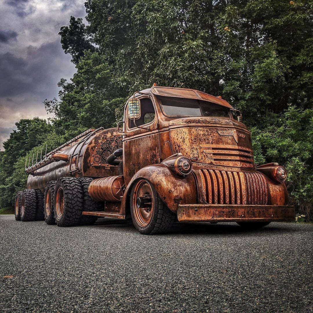 太拉风,爆改重金属风格,18个车轮的定制啤酒罐车 - 知乎