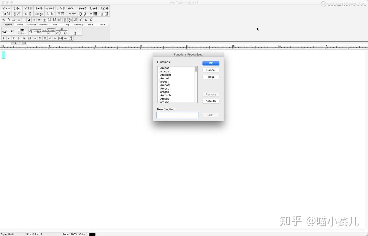 MathType 7 mac版(数学公式编辑器) - 知乎