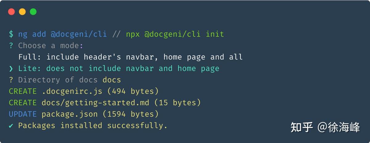 Docgeni，开箱即用的 Angular 组件文档工具 - 知乎