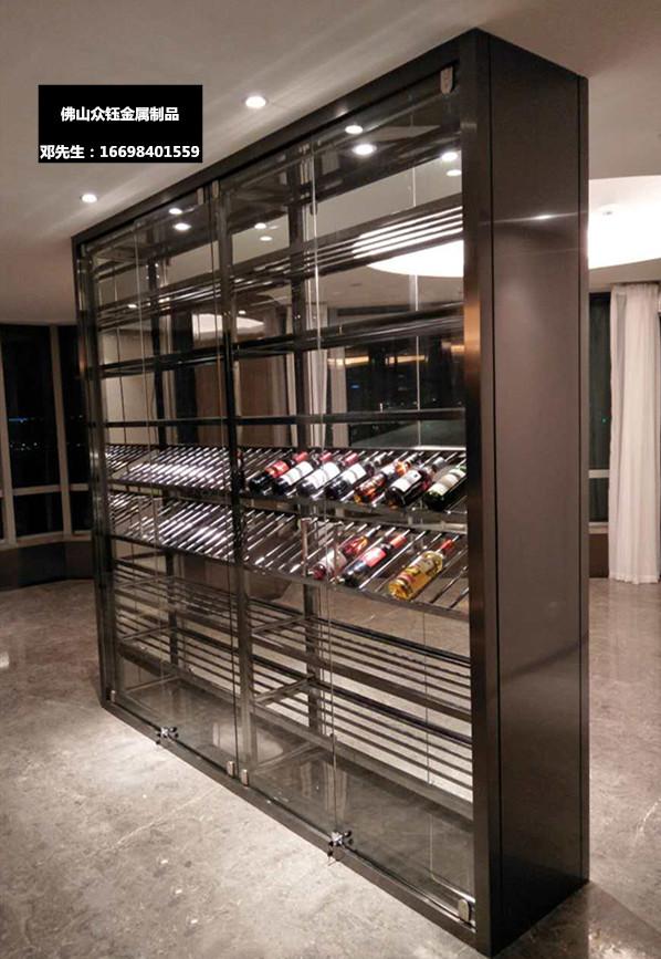 众钰不锈钢焊接工艺红酒架简易不锈钢红酒架图片