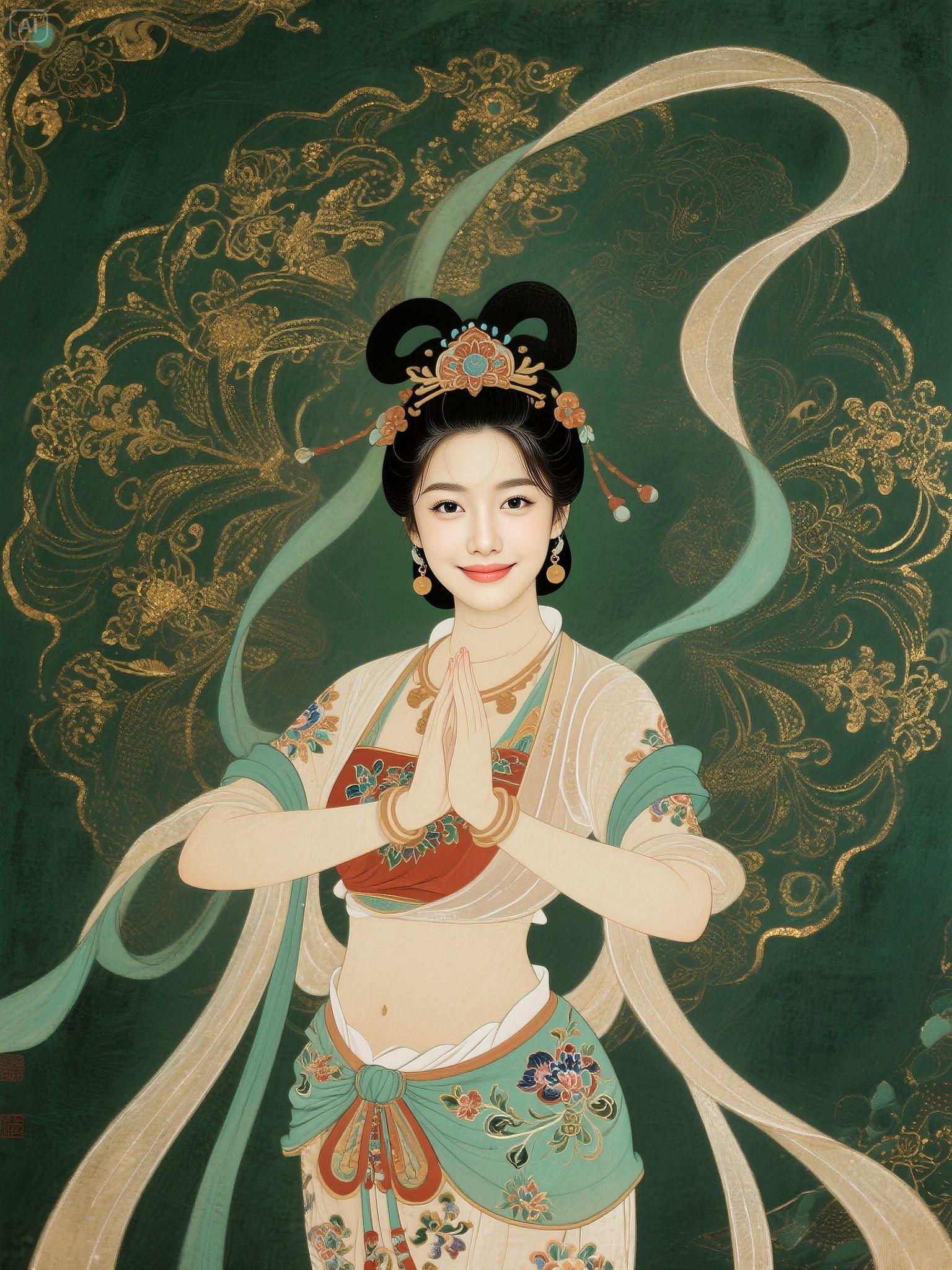梦回唐朝,看见丝路上婀娜多姿的敦煌舞蹈壁画