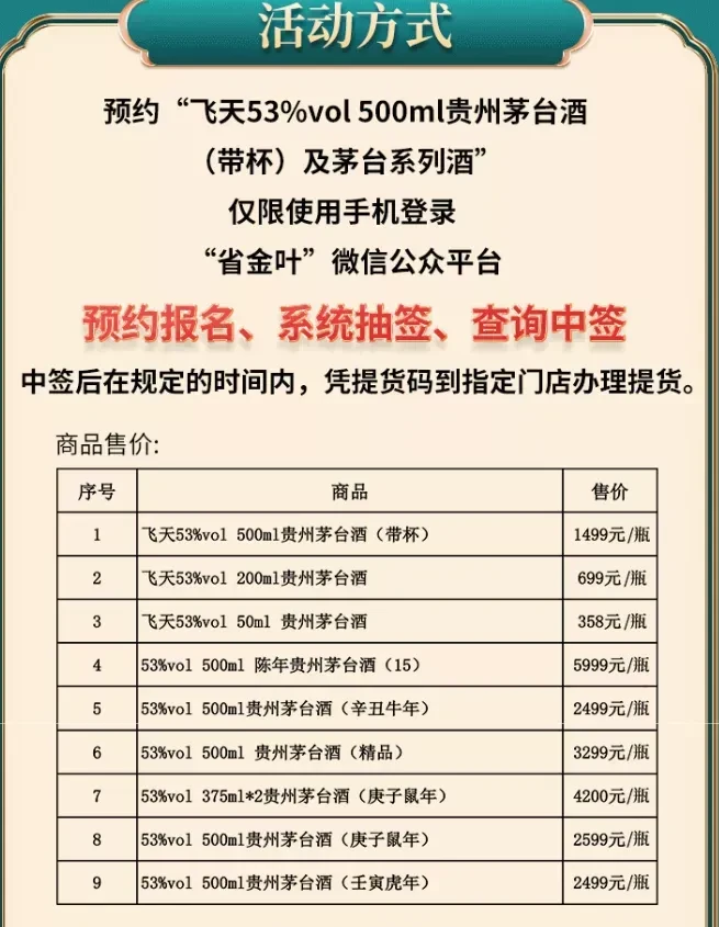 1499飞天茅台抢购渠道