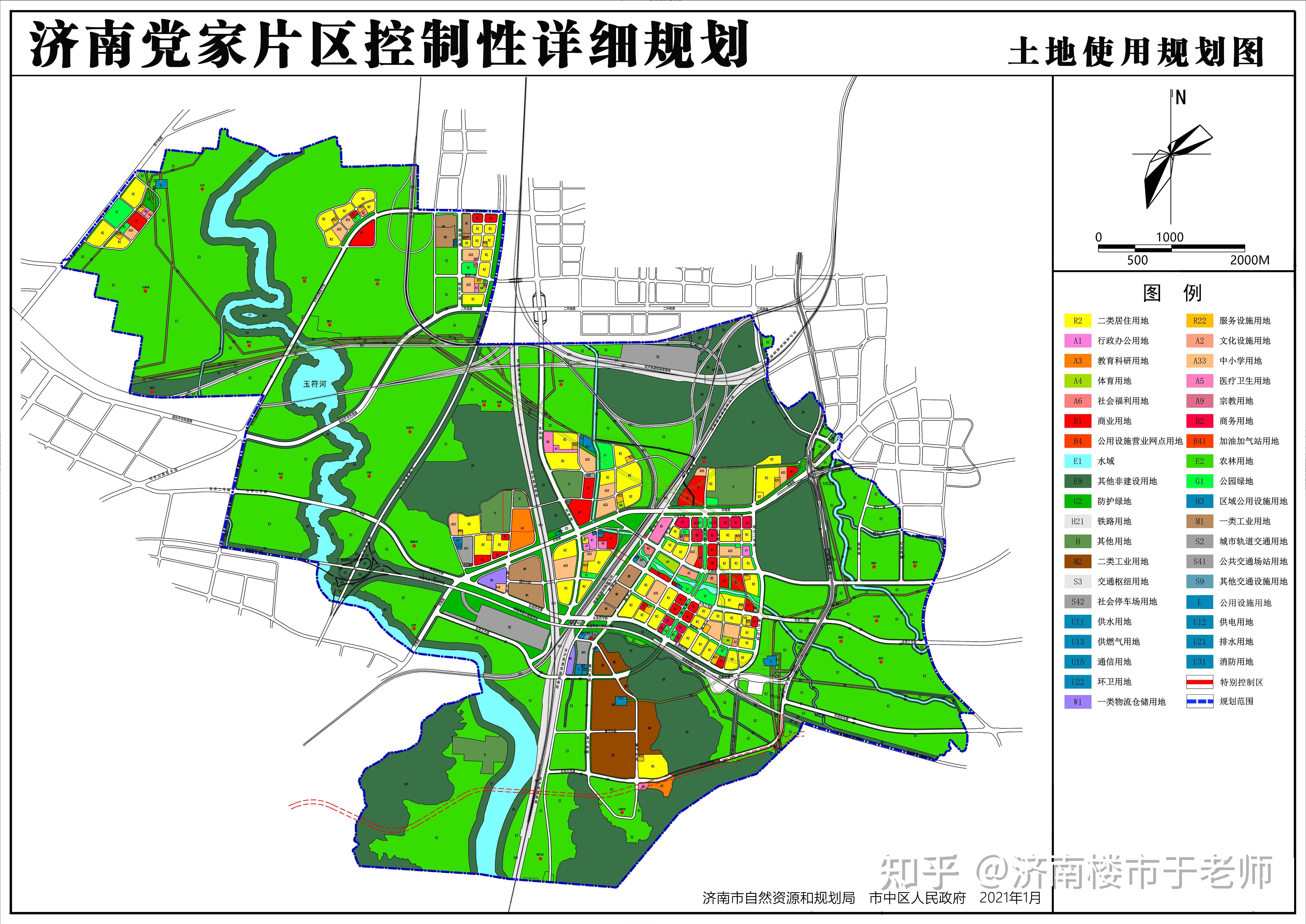 济南二环东以西控规图(全) - 知乎