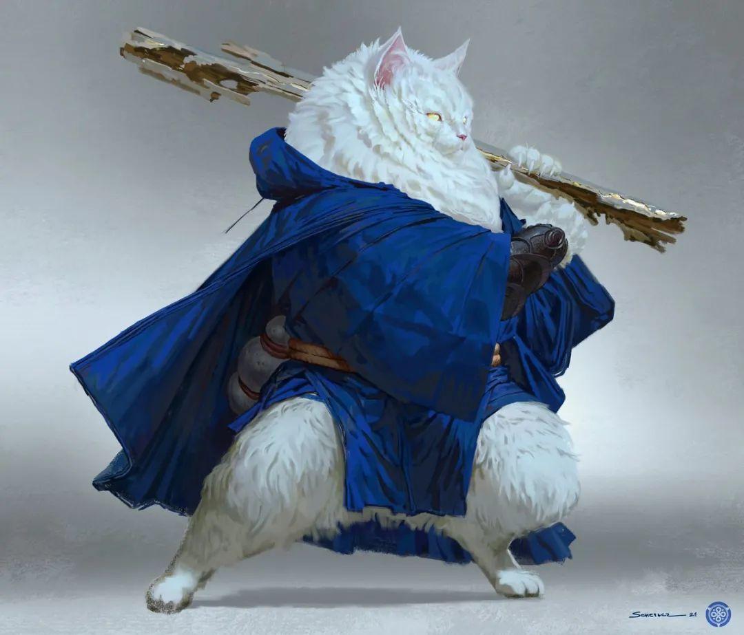 这么帅的猫你一定没见过！一组来自A站大佬的作品欣赏 - 知乎