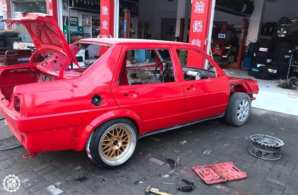 花6500元买辆捷达投入3万改装成圆灯mk2还能拥有合法身份证