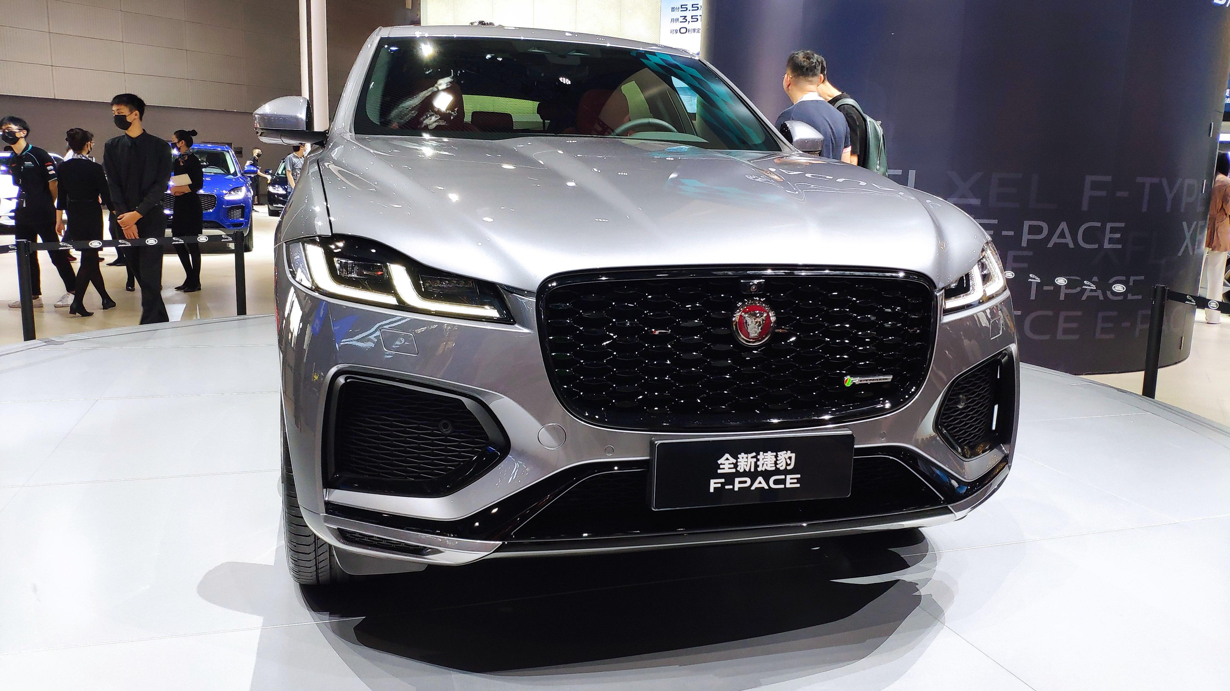 2020年广州车展新款捷豹fpace实车奥迪q5l的劲敌