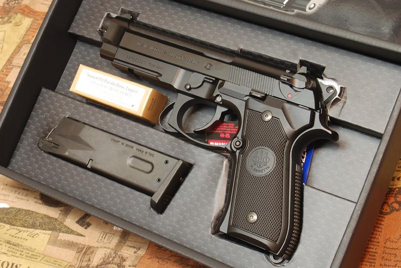 台湾airsoft水弹玩家介绍日本马牌m9a1金属bb弹仿真模型玩具