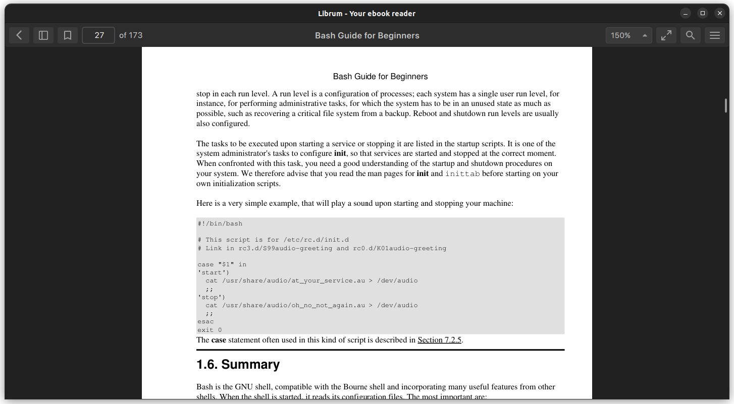 Librum linux 
