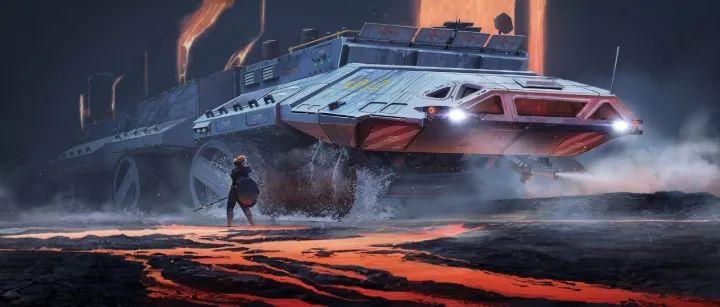 cg原画赏析一组科技感十足的原画设计作品