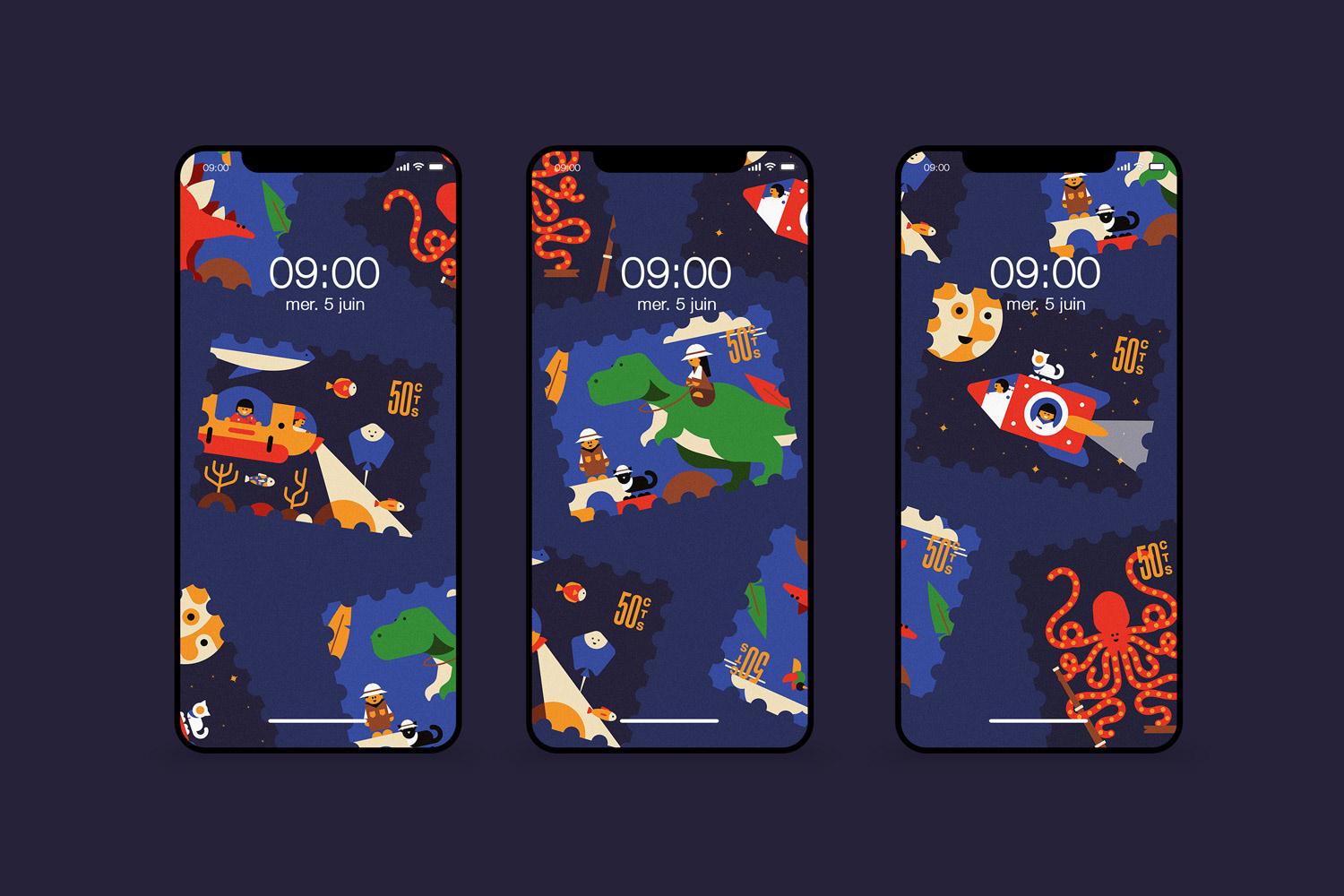 有哪些有趣的壁纸或聊天背景?