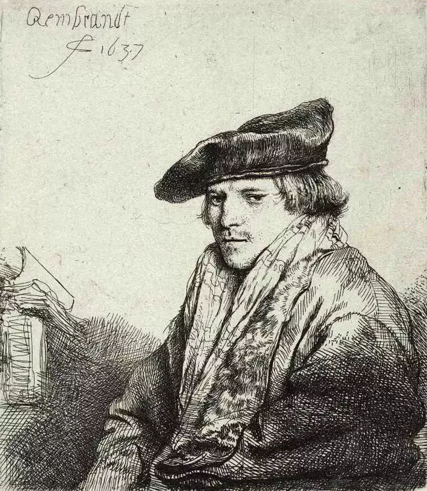 和大师学速写伦勃朗速写绘画临摹素材值得收藏