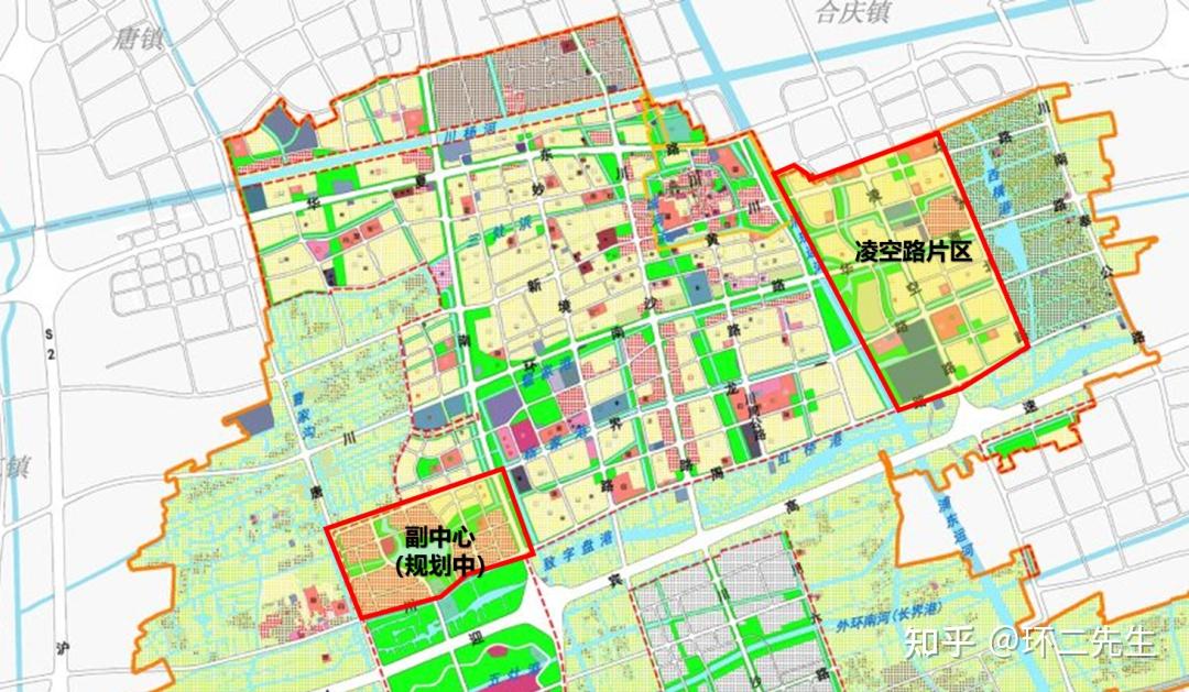 川沙新镇凌空路规划图图片