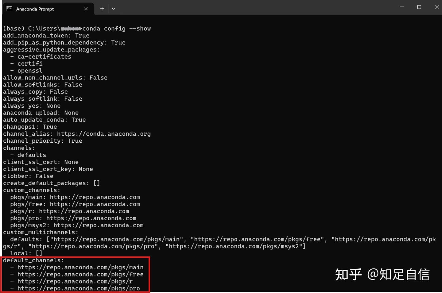 【Anaconda】condaValueError: malformed version string ‘~’: invalid - 知乎