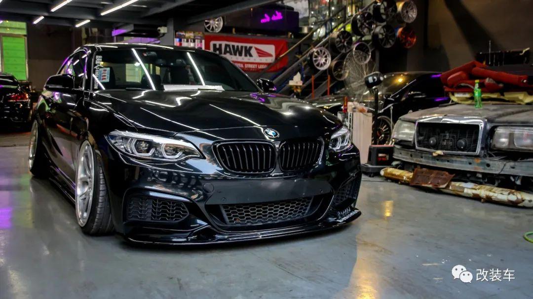 难以抗拒的低趴诱惑宝马225i黑武士改装案例
