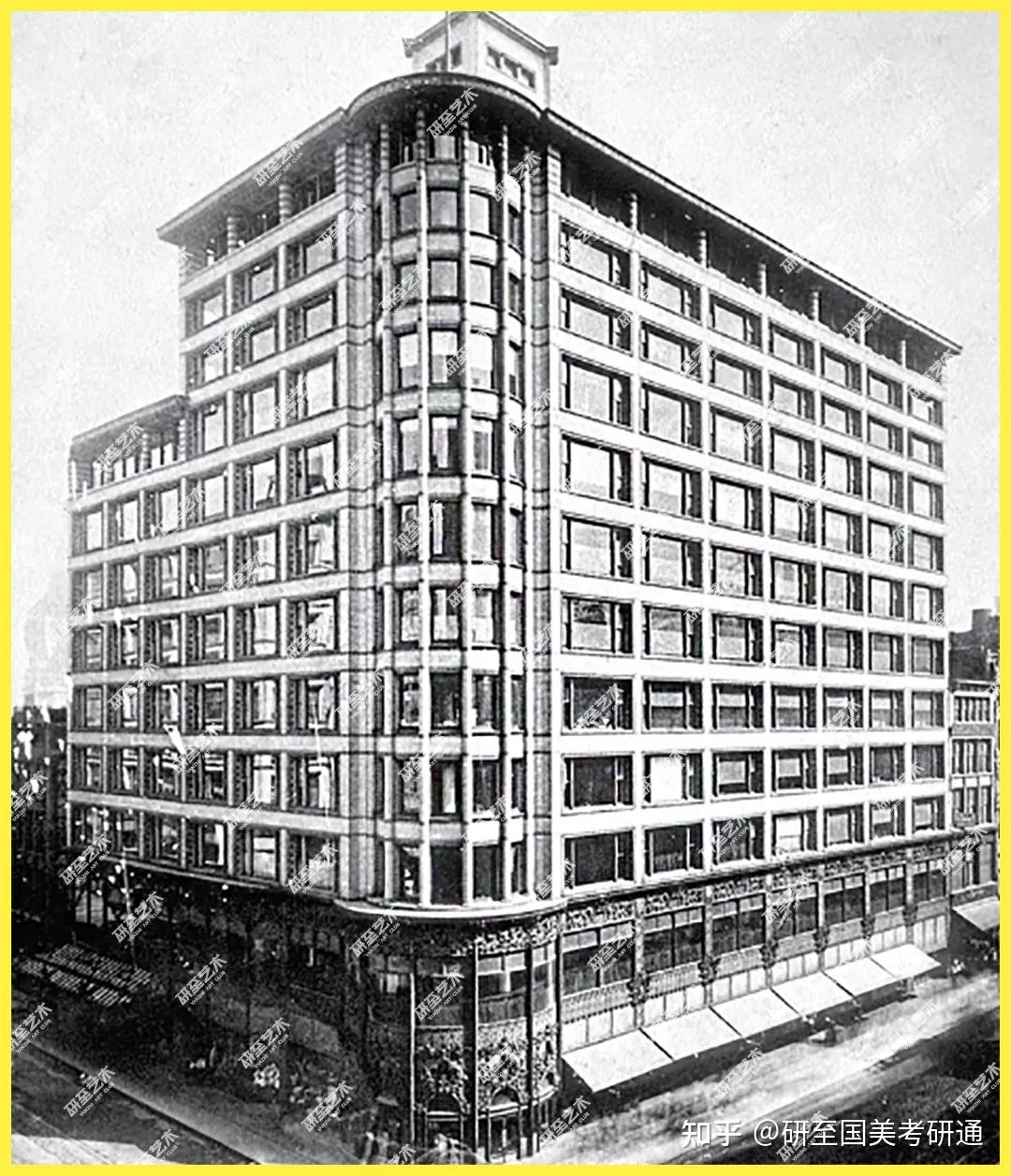 厦温莱特大厦沙利文的建筑设计作品颇多.