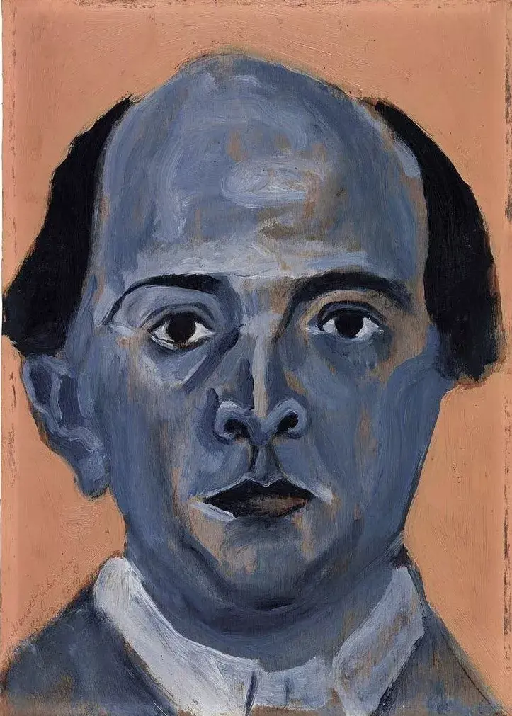 钢琴大师李赫特的画作中,色调总是阴郁沉重的,仿佛散发着那个时代