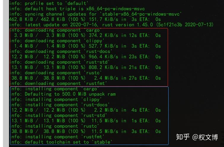 Rust Up Component Add Rustfmt windows10 安装rust - 知乎