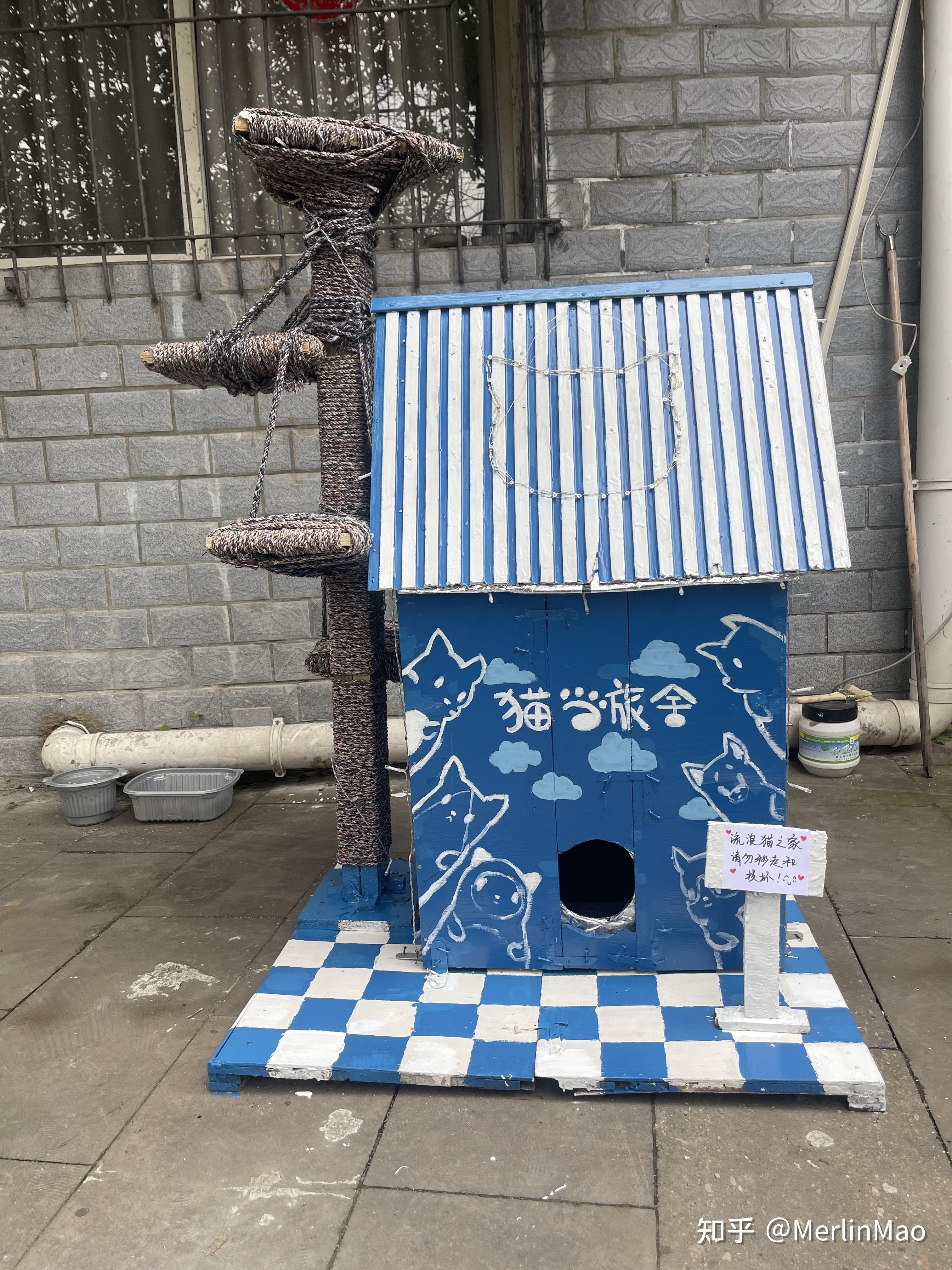 简易版流浪猫猫窝制作流程