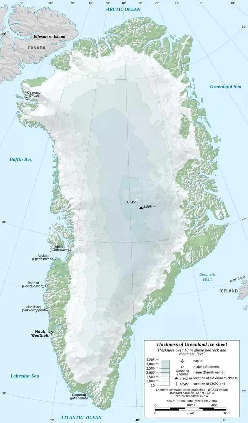 带着家人离开冰岛向西面航行寻找传说中的新大陆,终于发现了格陵兰岛