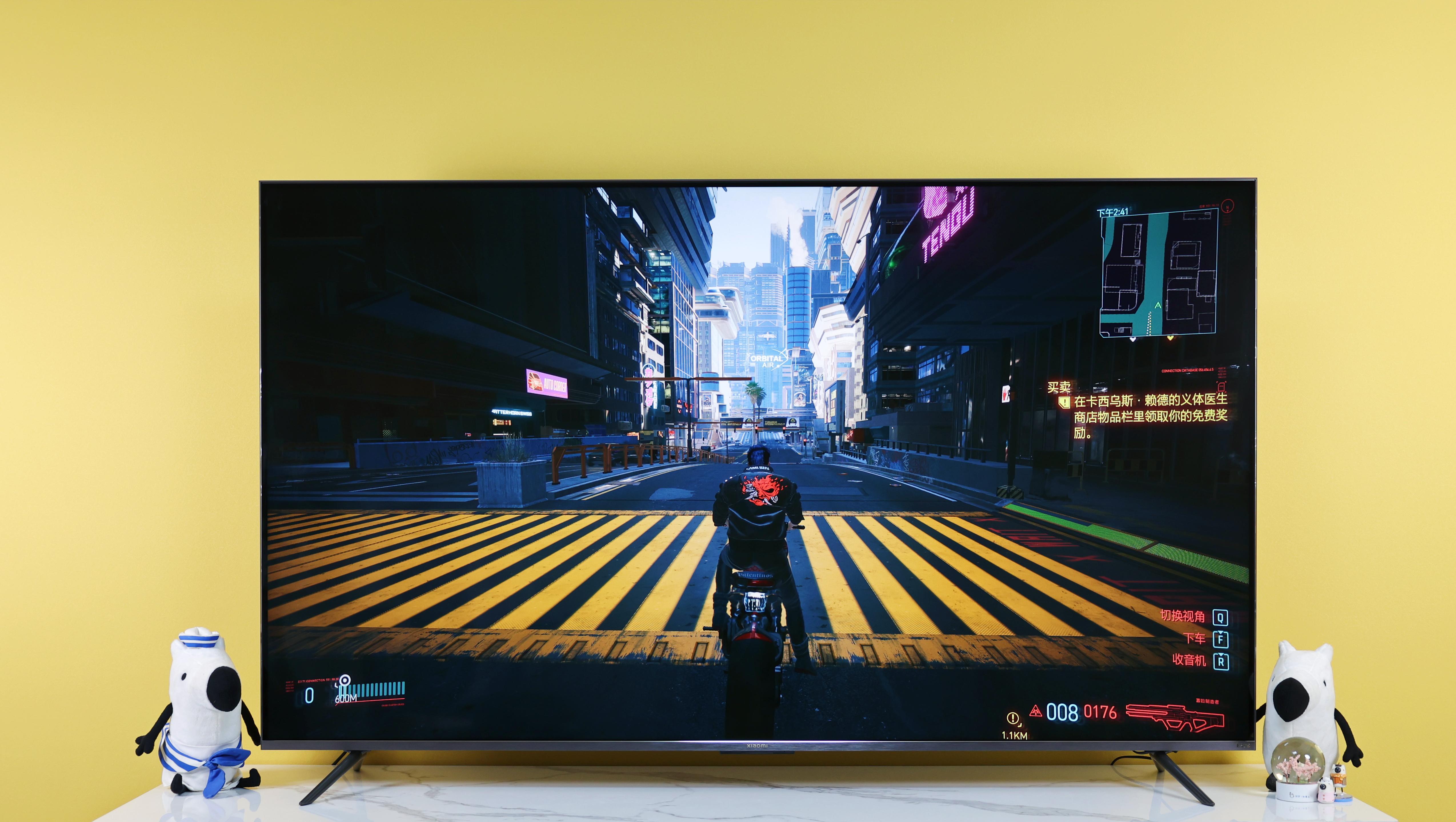 小米espro86简评有什么比和女朋友一起用86英寸电视玩游戏更惬意呢