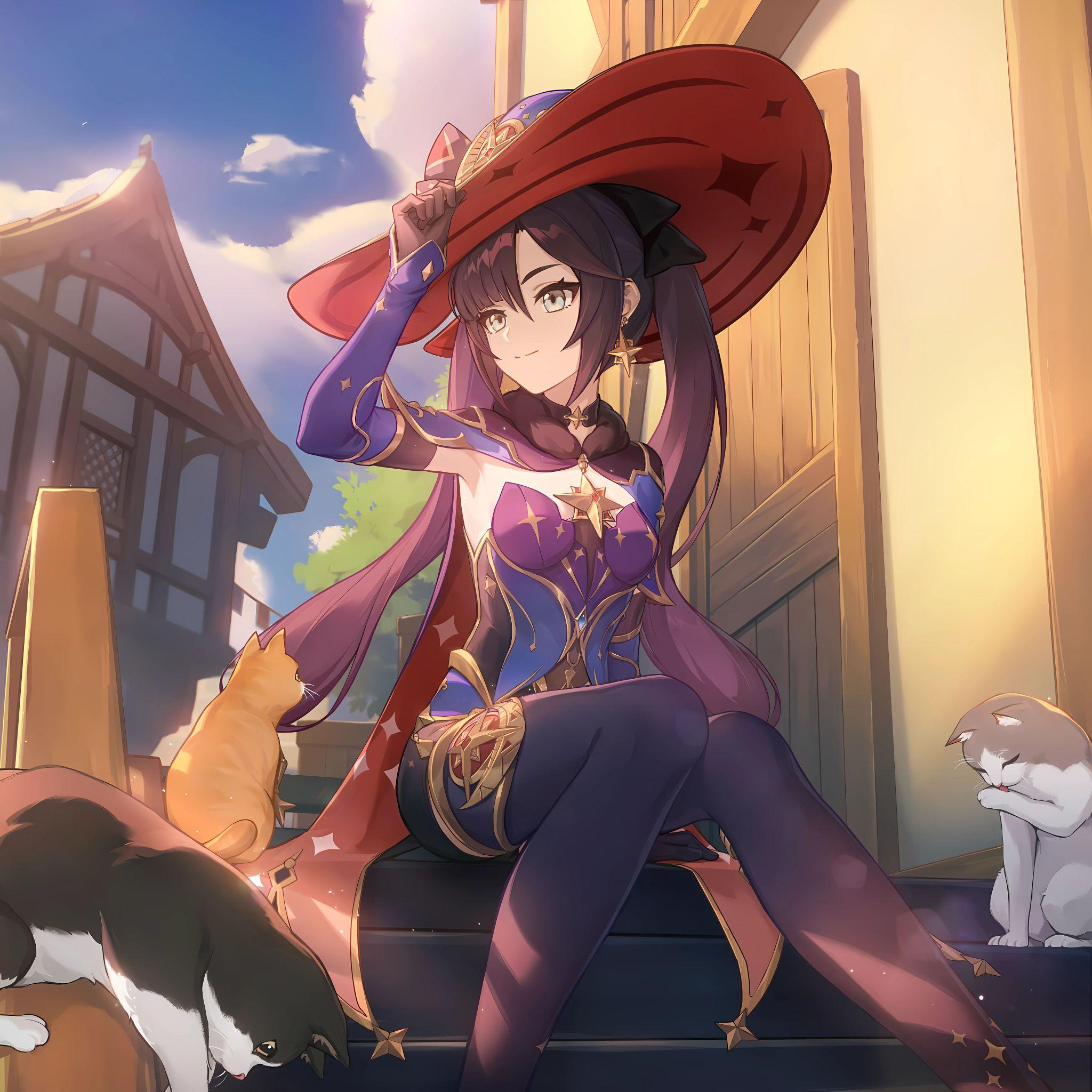 原神莫娜图片壁纸