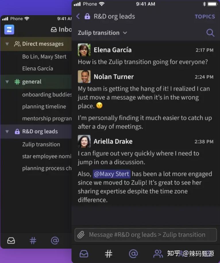 Github20K星开源团队协作工具：Zulip - 知乎