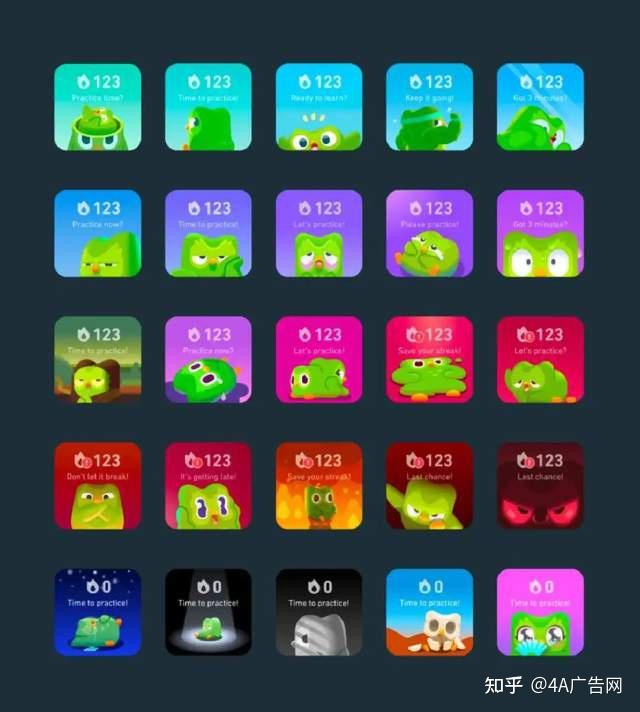 多邻国App图标变“丧”,满脸皱纹真的笑不活了 - 知乎