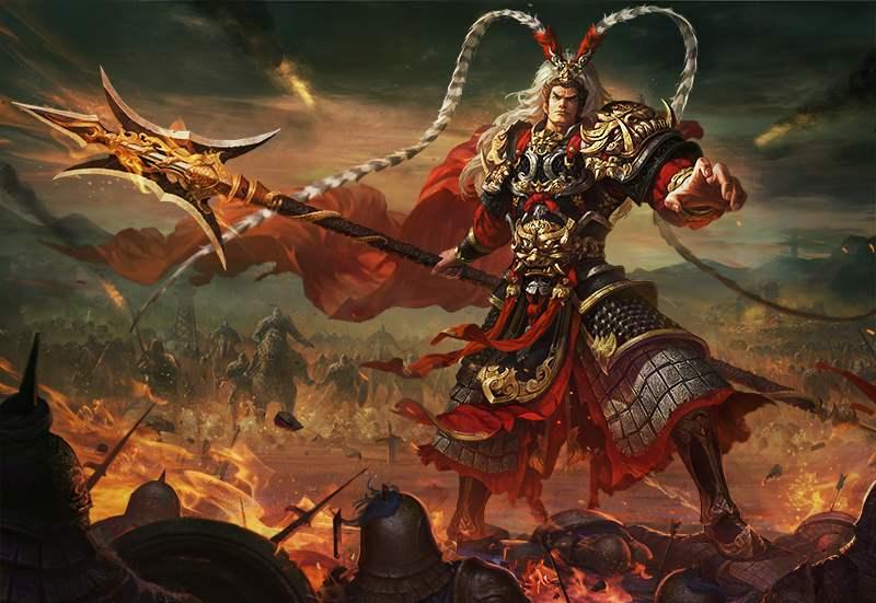 名人童年之吕布