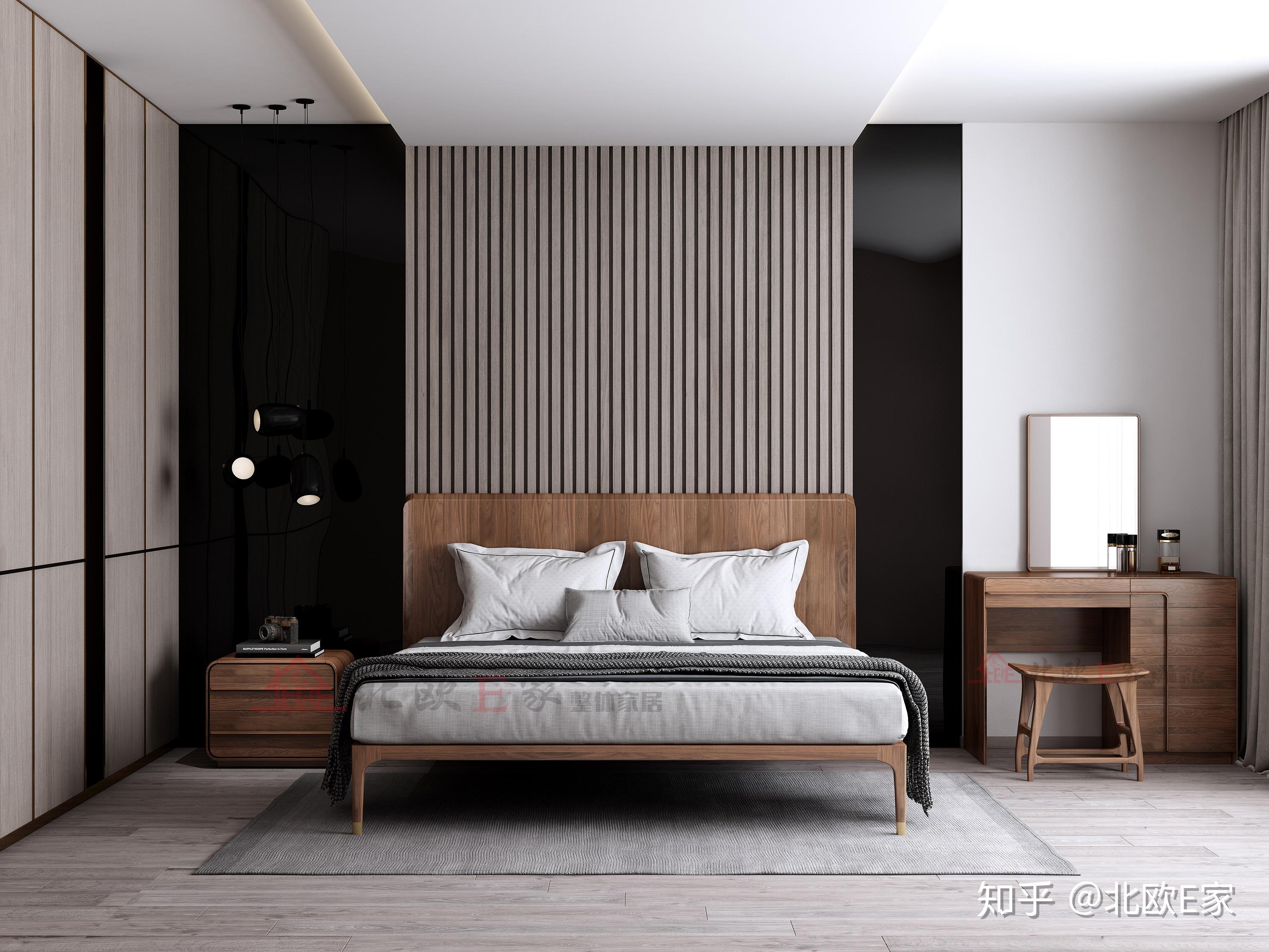 北欧e家2069系列黑胡桃家具赋予空间更高的生活格调