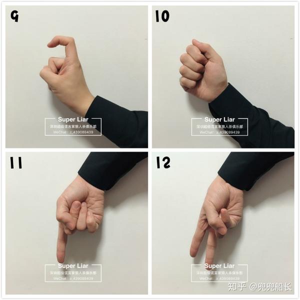 狼人杀手势最全科普