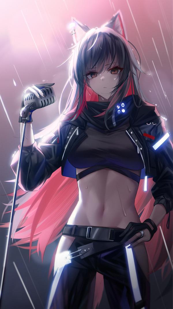 "博士,现在是休息时间了吗?"《明日方舟》德克萨斯绝美壁纸合辑