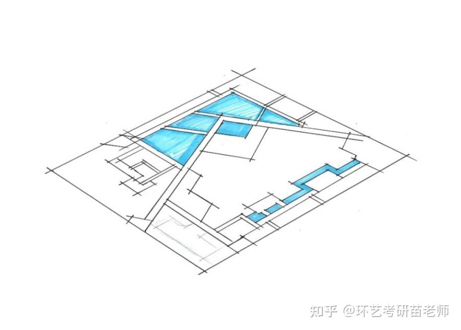 两点透视俯视图图片