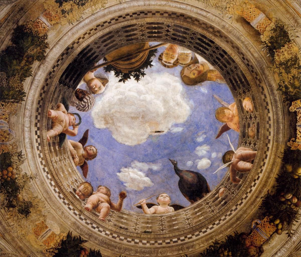 意大利文艺复兴名家:安德烈亚·曼特尼亚(1)曼图亚公爵府婚礼堂壁画