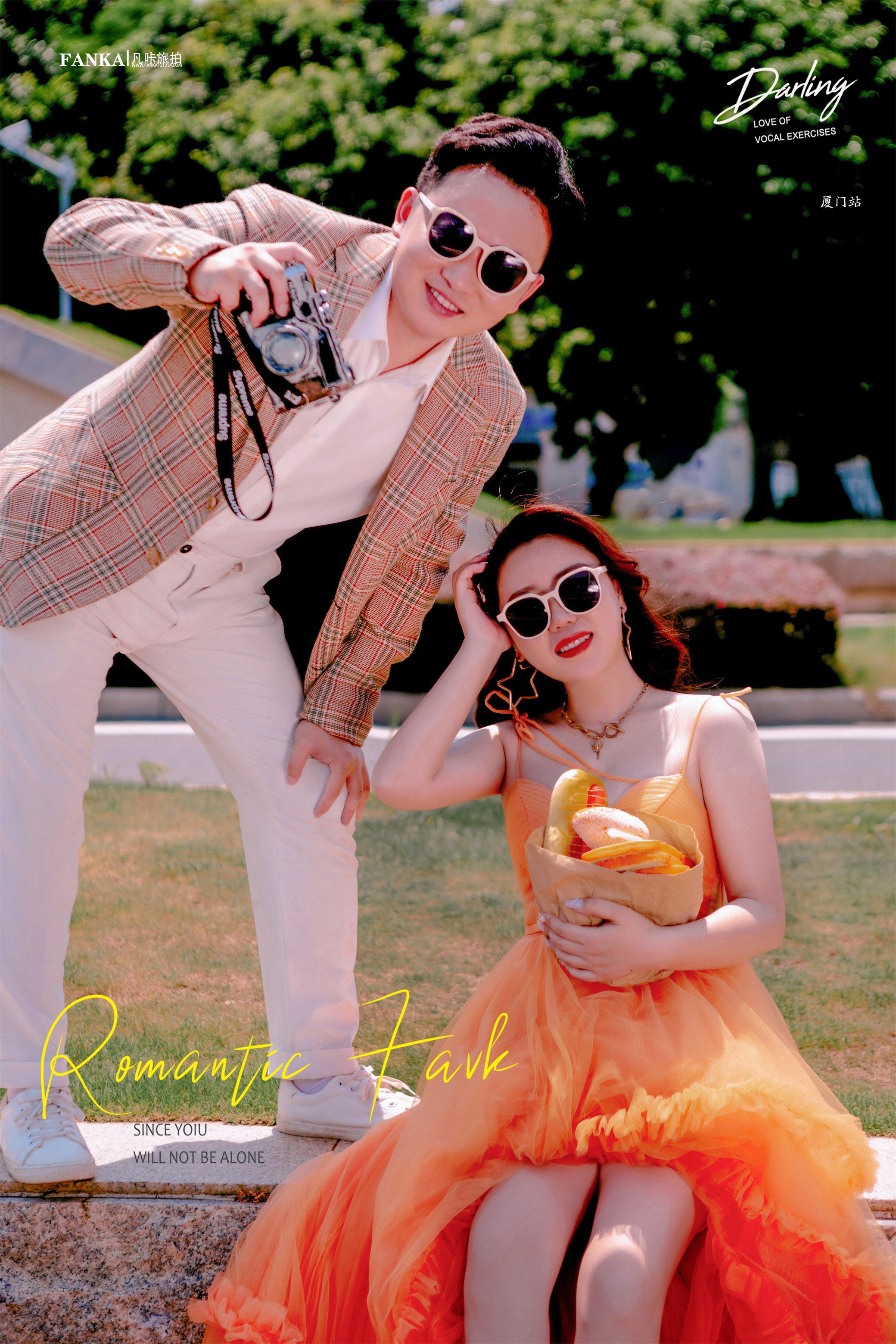 看了也想拥有的新意厦门街拍婚纱照|凡咔摄影