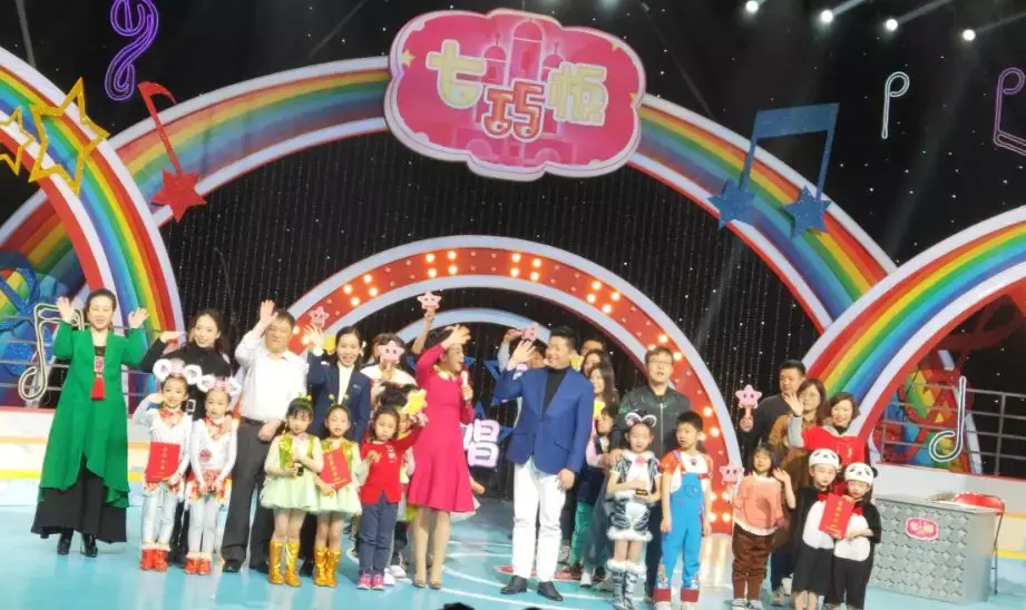 京学幼儿园小朋友走进中央电视台七巧板栏目
